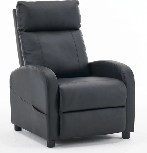 Requena black leather - black, pu