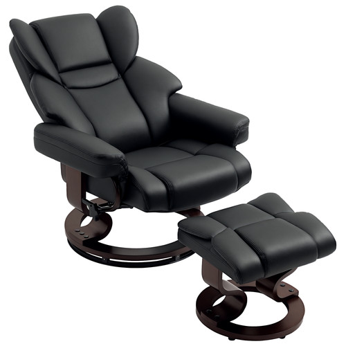 Homcom leather reclining - homcom,