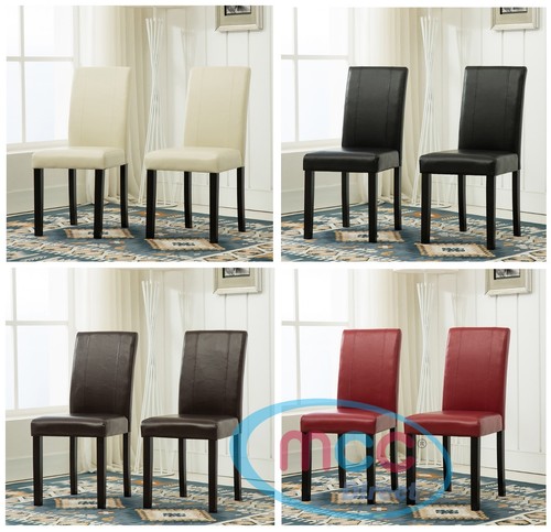 Faux leather dining - x,