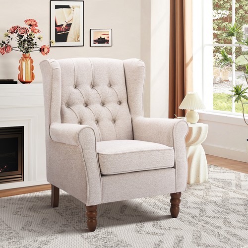 Button tufted wingback accent - button-tufted,