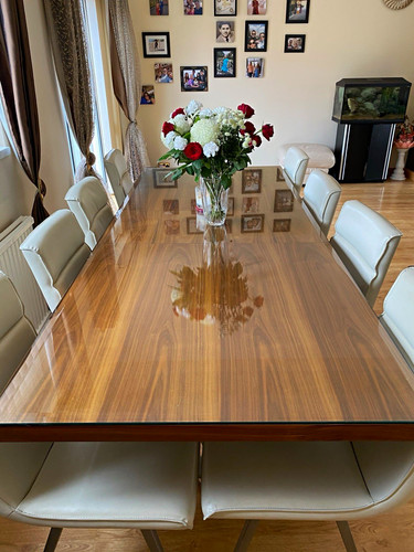 Rectangular high gloss wood - rectangular,