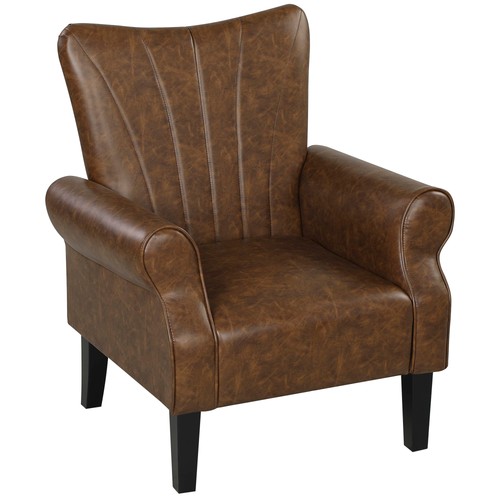 Upholstered accent chair with - upholstered,