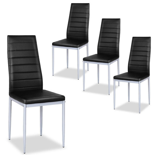 Set black faux leather - set, of