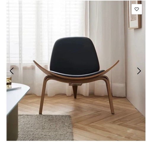 Mid century leather lounge - mid-century,
