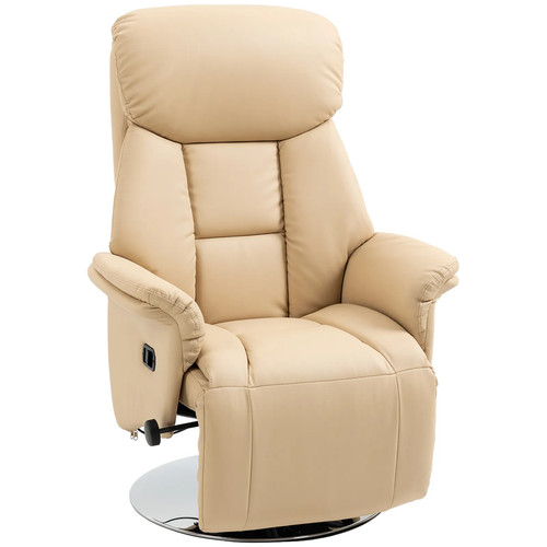 Homcom swivel recliner chair - recliner,